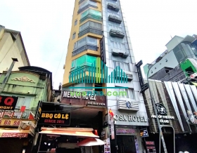 Bán Khách Sạn 8 Tầng – 198 Bùi Viện, P. Phạm Ngũ Lão, Q.1 – 22 Phòng, HĐT 7.000 USD/tháng