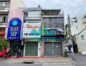 Cho Thuê Nhà Mặt Tiền 437-439 Nguyễn Đình Chiễu, Phường 5, quận 3, DT : 6.2x15