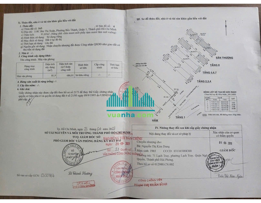 Bán Building 118C Bùi Thị Xuân, P.Bến Thành, Q1 - DT 3,9x24m, HĐT 10.000USD/Th