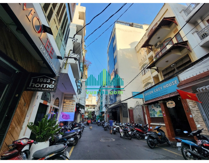 Bán Tòa Nhà Hầm 6 Tầng – 165/76–78 Nguyễn Thái Bình, Quận 1, HĐ Thuê 14.000 USD/Tháng