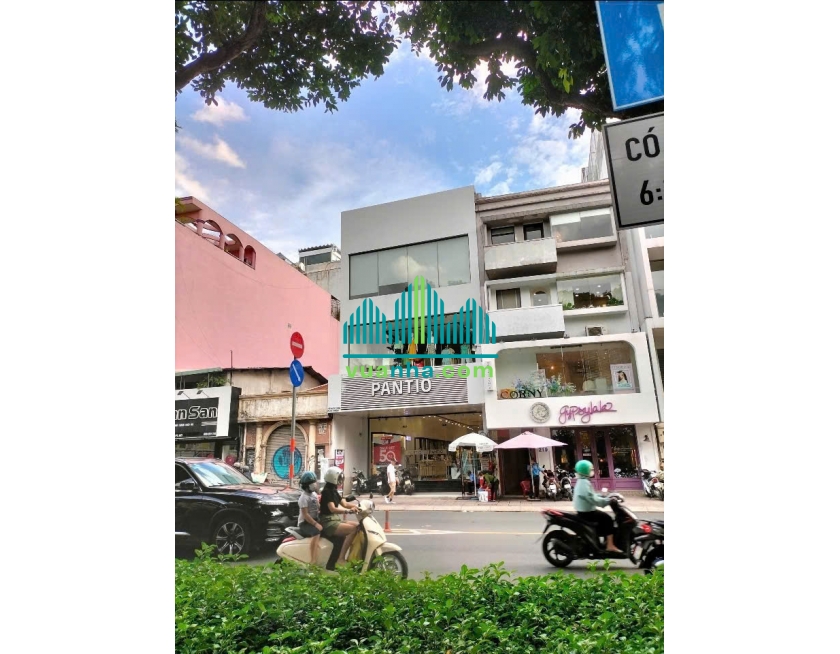 Bán Nhà Mặt Tiền 215A-215B Hai Bà Trưng, P. Võ Thị Sáu, Quận 3 – Diện tích 7.3×24.08m – Giá 192 tỷ