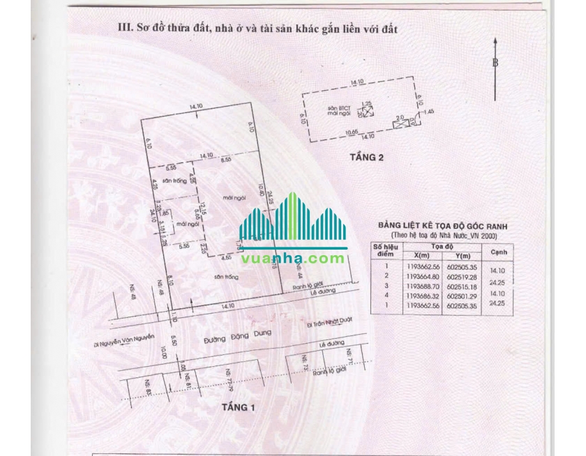 Bán Nhà Mặt Tiền 46 Đặng Dung, P. Tân Định, Quận 1 – DT 14.1×24.5m, Giá 160 Tỷ