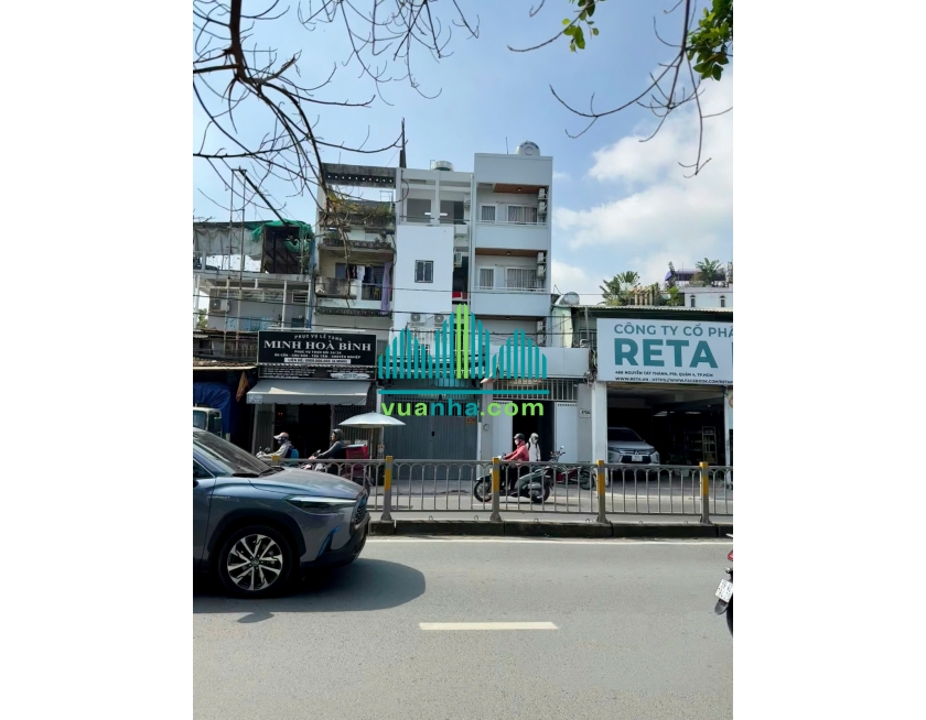 Bán Nhà Mặt Tiền 470 Nguyễn Tất Thành – Quận 4 – DT 3,51x23,62m, Giá 18.5 tỉ