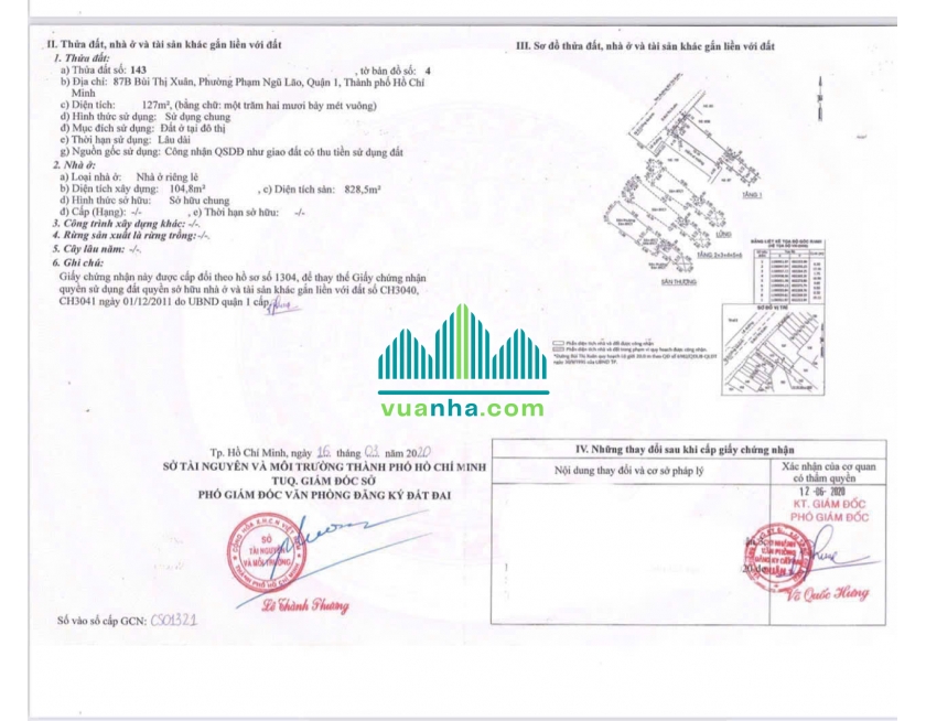 Bán Tòa Nhà Mặt Tiền 87B Bùi Thị Xuân, P. Phạm Ngũ Lão, Quận 1 – Diện tích 6×23m – Giá 78 tỷ