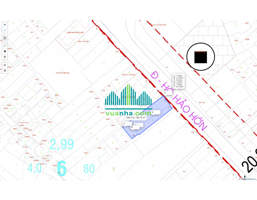 Bán tòa 57-57A Hồ Hảo Hớn, Quận 1, DT: 7.9x26, hầm, 6 lầu, ST